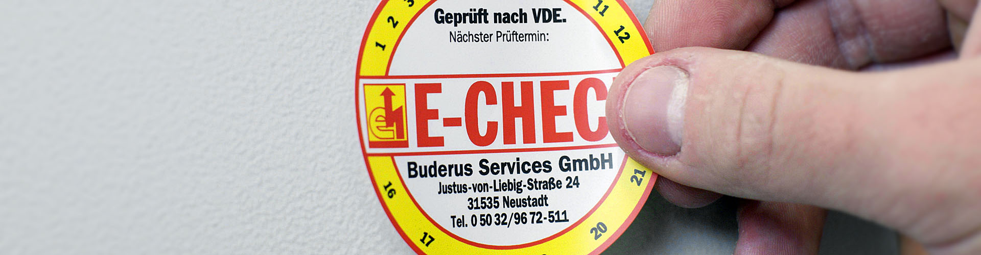 Elektroprüfung | E-Check | Elektrofachbetrieb Buderus | Region Hannover